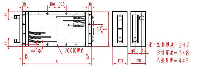 钢制绕片散热排管(图2)