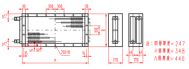 铜制绕片散热排管UII型(图2)