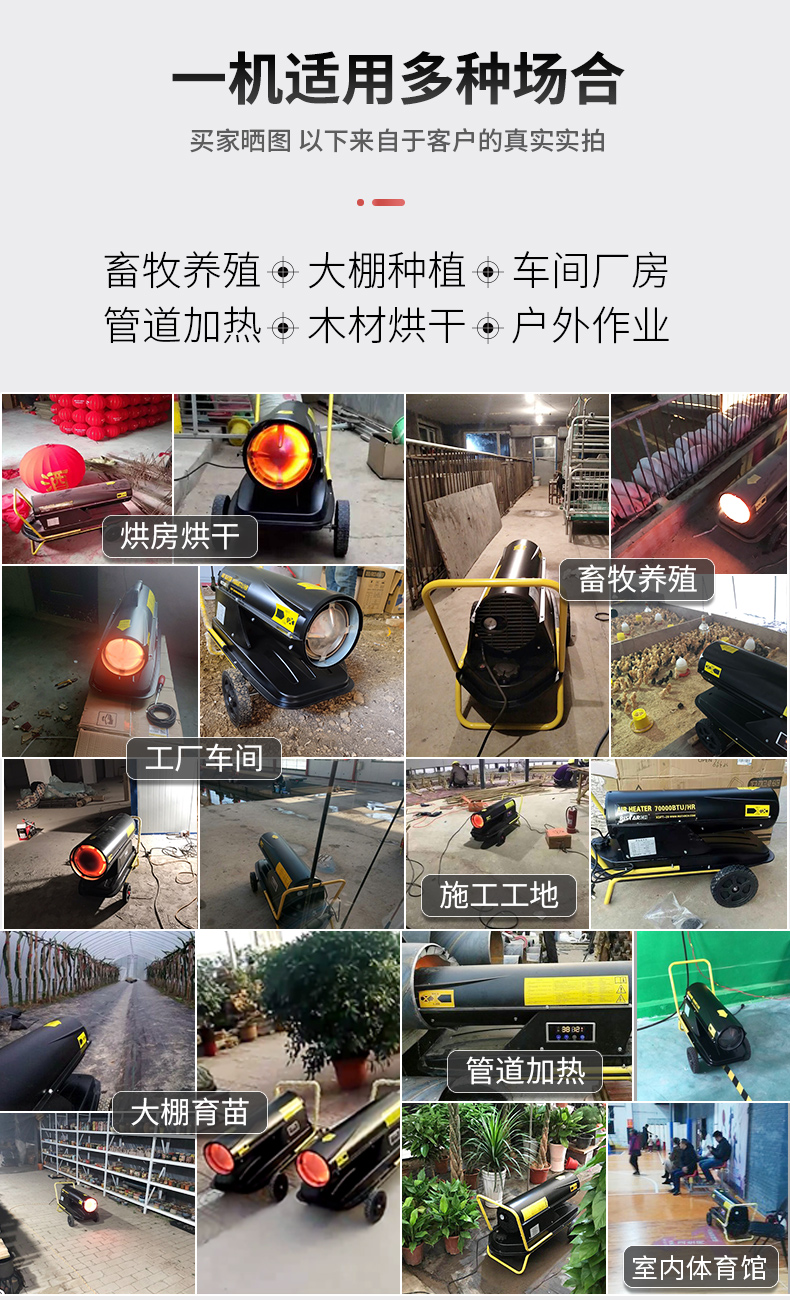 工业燃油暖风机 80kw-160kw(图2)