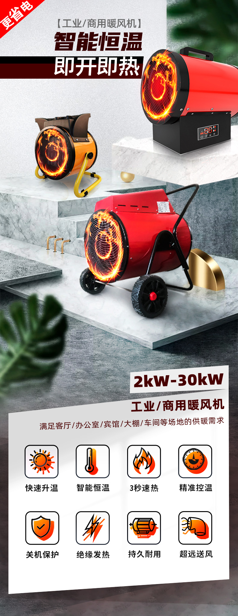 工业电热取暖器(图2)